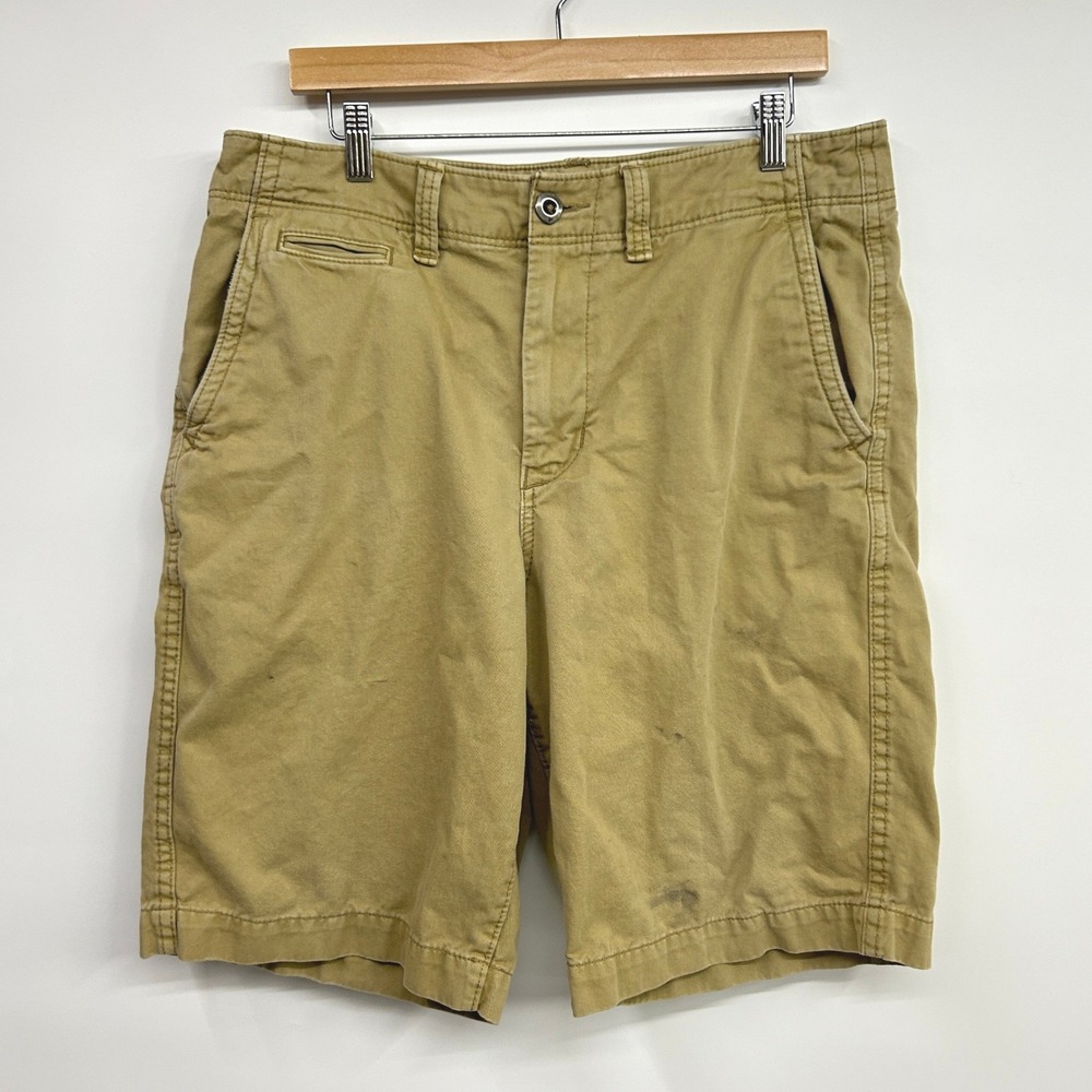 American Eagle Longboard Khaki Chino Shorts 33 Tan Gorpcore Coastal Skater Prep